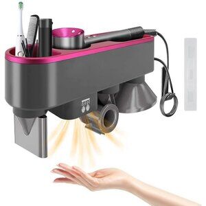 Hair Dryer Holder,No Drilling Required Hair Dryer Holder – Organizer Stand